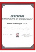 美国SEMA 会员证书