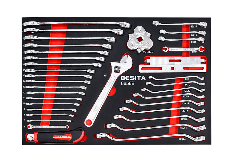 35件扳手工具托组套（NO.6656B）