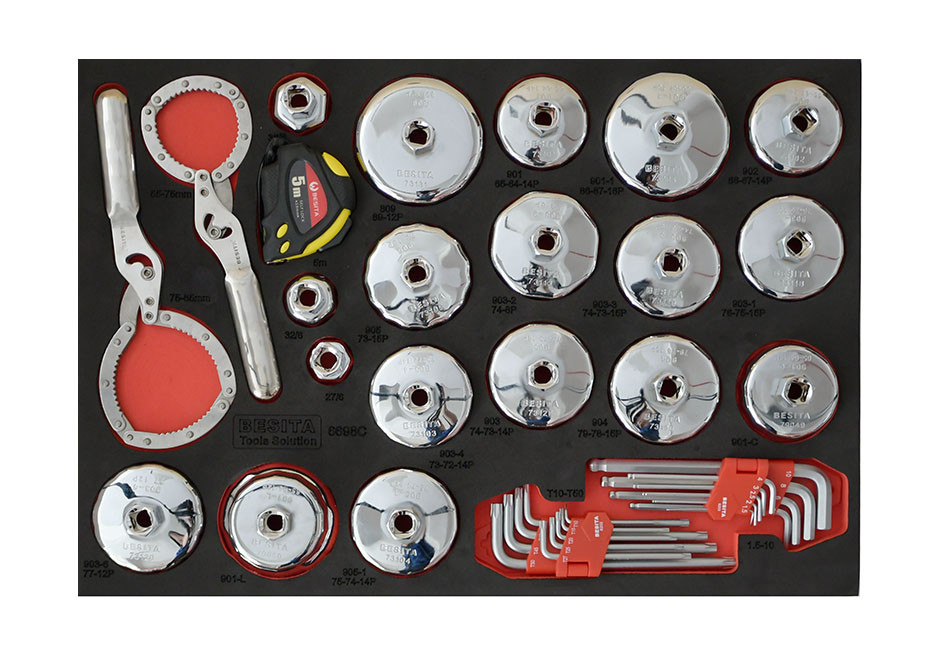 39件机油格扳手工具托组套（NO.6698C)