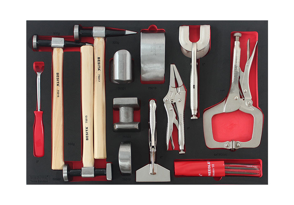 22件钣金工具托组套（NO.6699F）