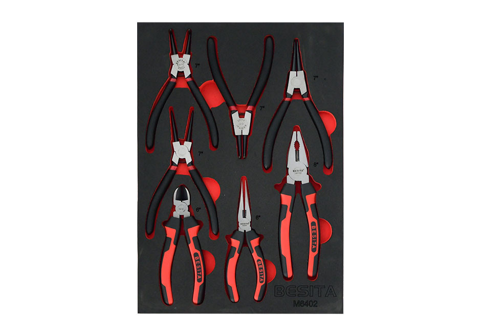 7件钳子（1）工具托组套（NO.M6401）