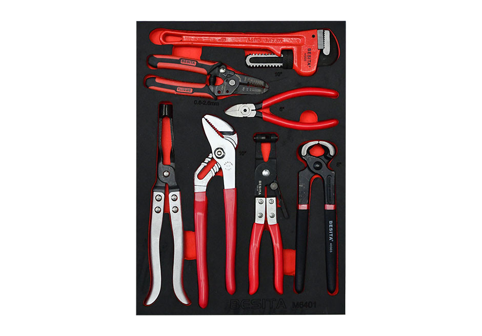 7件钳子（2）工具托组套（NO.M6402）