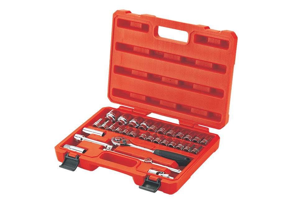 32件12.5mm公制12角套筒组套（NO.6105）