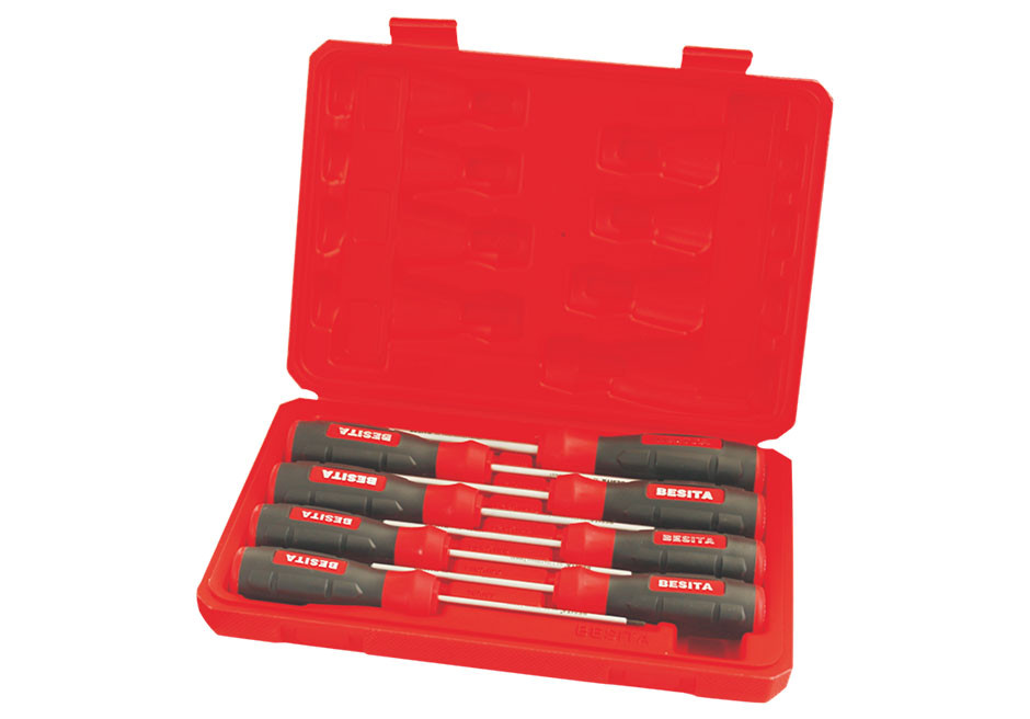 8件豪华S2花型螺丝批组套（NO.6318）