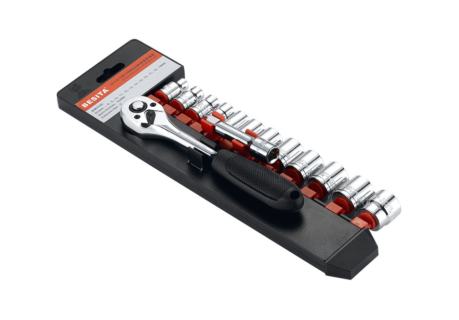 14件10mm公制6角套筒组套（NO.6114）