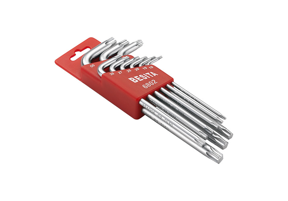 9件五角星中孔内扳手组套（NO.6802）