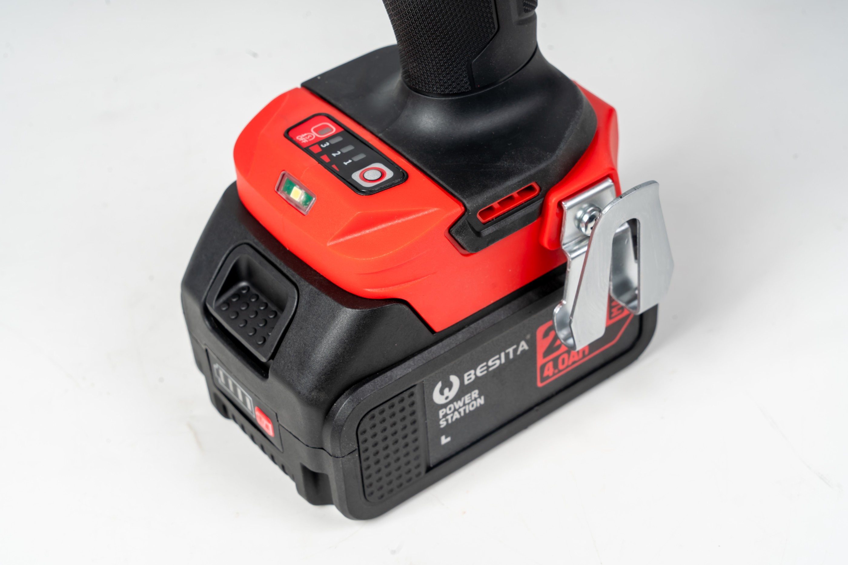 B-506-20V无刷锂电冲击扳手 （400N.）4.0Ah两电一充