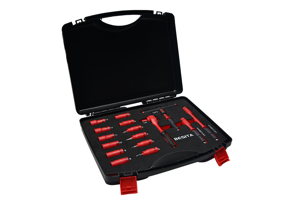 16件6.3mm系列绝缘套筒组套（NO.6133）