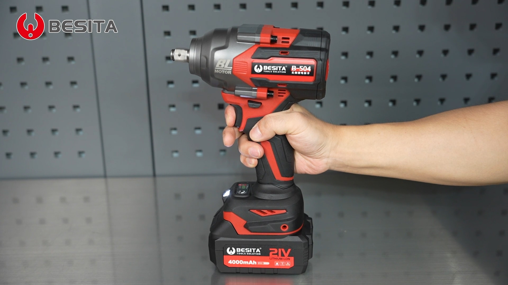 （B-504）锂电无刷扳手850NM